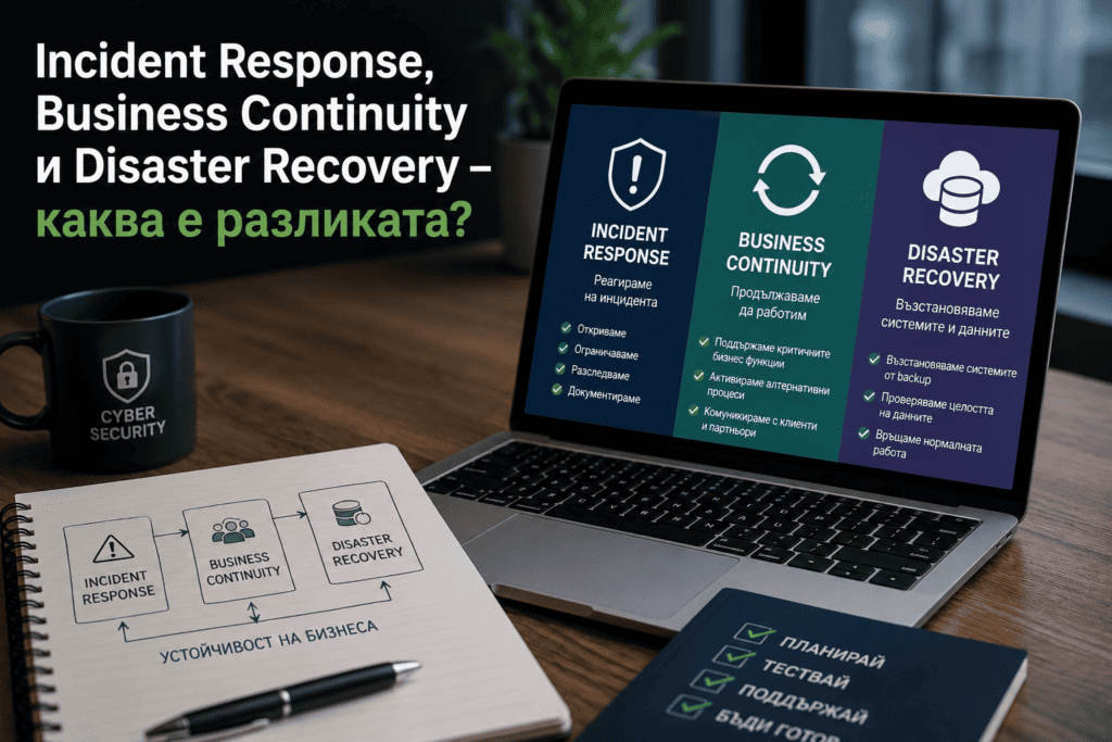 Incident Response, Business Continuity и Disaster Recovery – разлика между трите плана